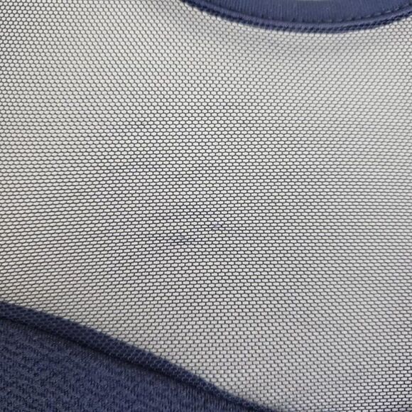 A’Gaci Blue Floral Mesh Fit & Flare Dress – Girl's Size Large - Picture 9 of 10